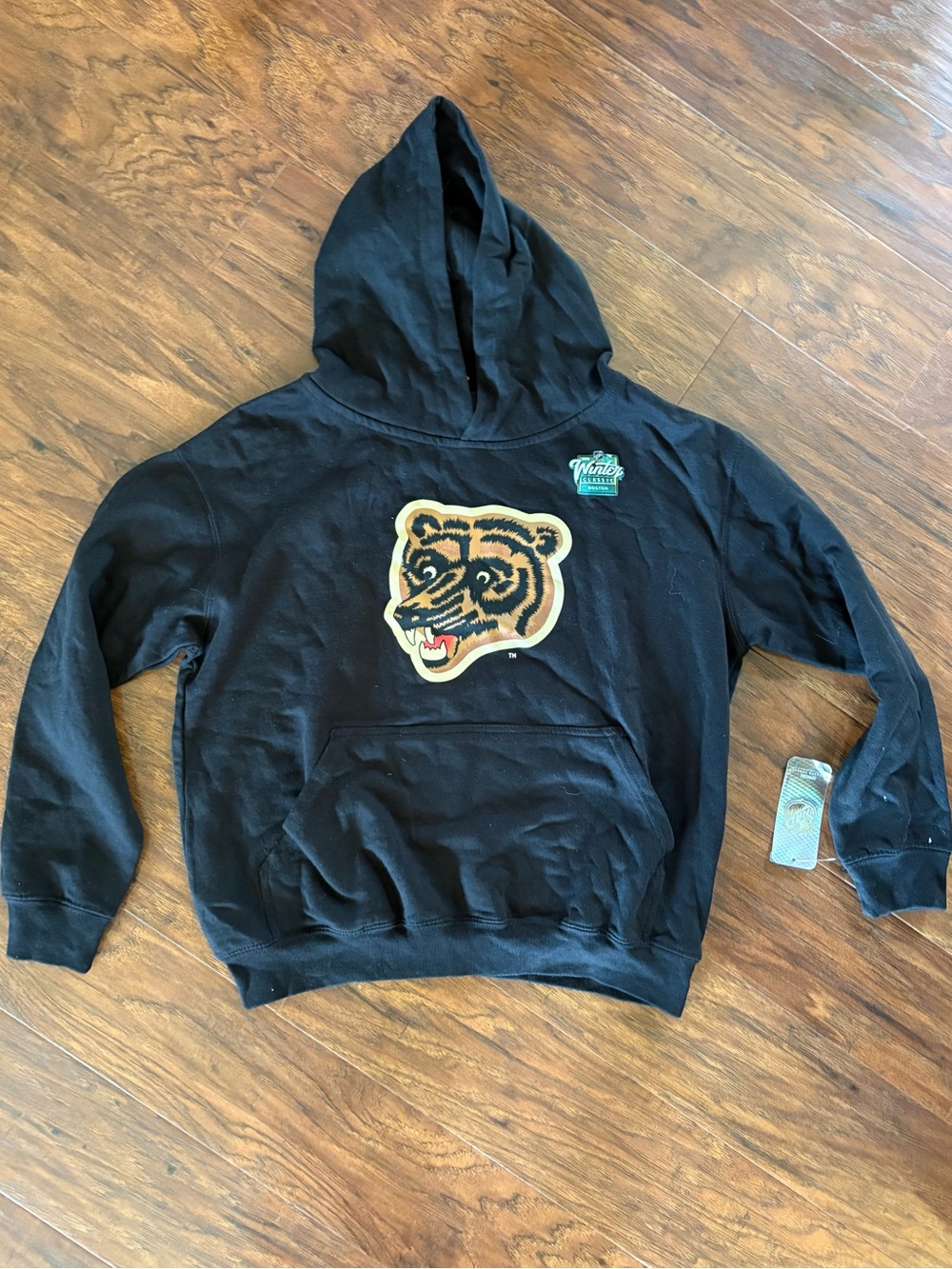 NWT Youth Boston Bruins Hoodie Sweatshirt Size Large